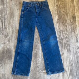 Wrangler Kids Dark Blue Denim Jeans